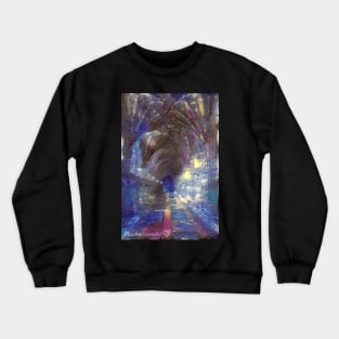 Galactic Corridor Crewneck Sweatshirt